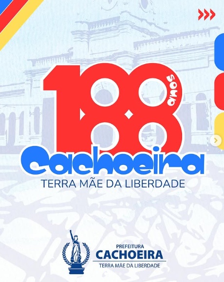 Cachoeira completa 188 anos