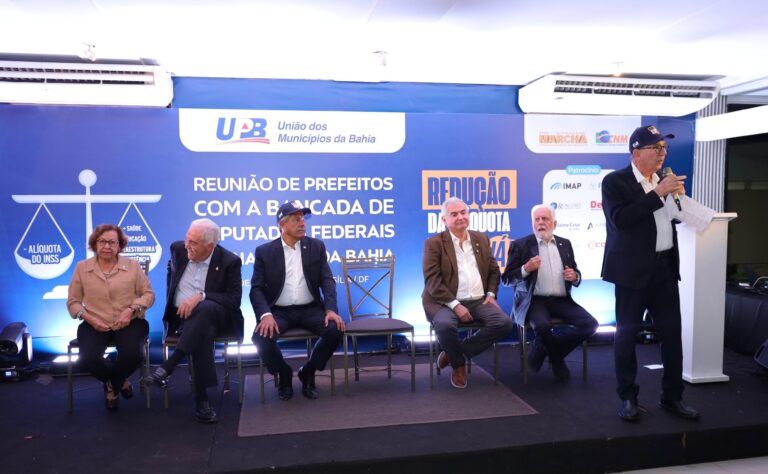UPB reúne bancada baiana e prefeitos em Brasília pela redução do INSS das prefeituras