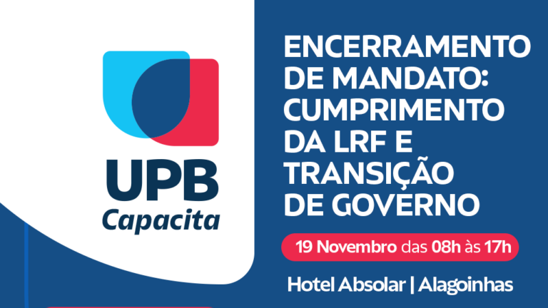 UPB Capacita orienta gestores em Alagoinhas no próximo dia 19