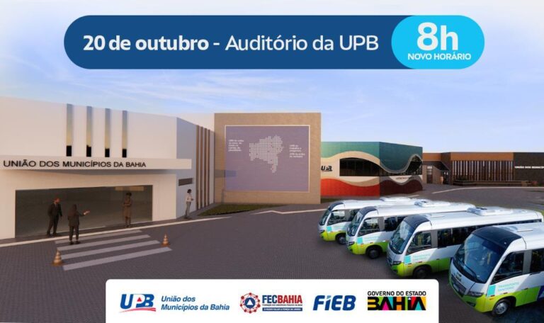 UPB, FECBAHIA, FIEB e Governo do Estado celebram parceria pelo fortalecimento dos municípios nesta segunda (20)