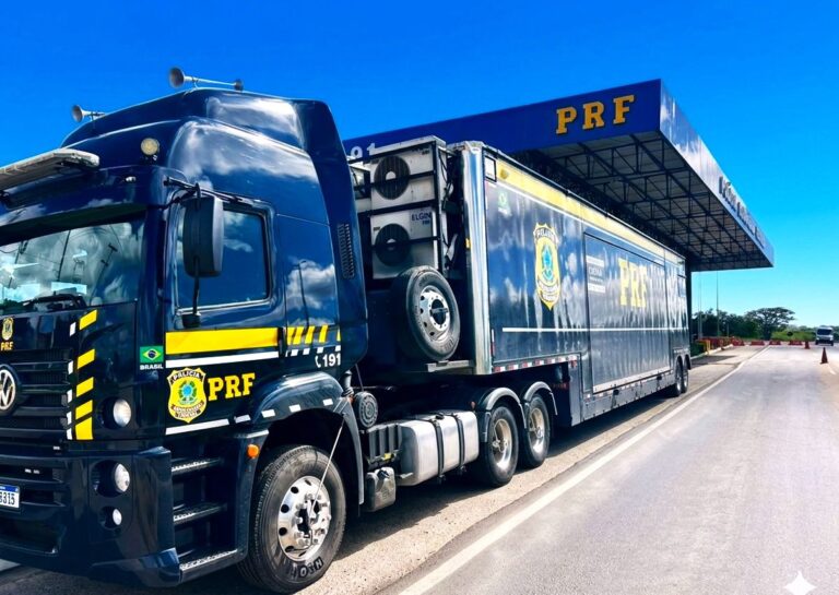 Santo Estêvão recebe Carreta de Educação para o Trânsito da PRF dentro da programação do Maio Amarelo