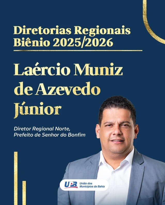 Conheça nossa nova Diretoria Regional e Operacional que vai atuar no diálogo e articulação a favor dos municípios em áreas específicas da gestão pública, no biênio 2025/2026 da União dos Municípios da Bahia (UPB) #uniaodeverdade