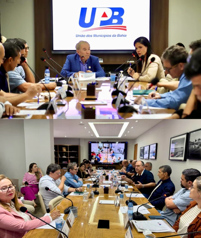 ✅ Reunião na UPB discute crise hídrica no Rio Utinga e propõe soluções estruturais

O encontro, articulado pelo Comitê da Bacia Hidrográfica do Rio Paraguaçu e a UPB, reuniu prefeitos, lideranças políticas, representantes do Governo do Estado e da sociedade civil, com o objetivo de discutir soluções emergenciais e estruturantes para garantir o abastecimento de água na região da Chapada Diamantina. 

Na reunião foi anunciado o plano emergencial para construção de seis pequenos barramentos. Essas intervenções visam mitigar os efeitos imediatos da seca até que a barragem principal seja concluída. A reunião contou com a presença do presidente da UPB, Wilson Cardoso; do presidente da CERB, Jayme Vieira Lima; da secretária estadual de Recursos Hídricos, Larissa Moraes; da diretora do INEMA, Maria Amélia; do presidente do Comitê da Bacia Hidrográfica do Rio Paraguaçu, Guilherme Sarmento; do vice-presidente do comitê, Ismael Medeiros; dos representantes da Associação dos Agricultores da Bacia do Rio Utinga, Romero Francisco da Silva e Frederico Andrade; do representante da Embasa, Glauco Cayres de Souza, engenheiro da Assessoria da Diretoria de Operações do Interior; do assessor técnico do deputado estadual José de Arimateia, Eduardo Macário; do prefeito de Bonito; do prefeito de Wagner; da prefeita de Mucugê, Ana Medrado; e de Evilásio Fraga, membro do Comitê da Bacia do Rio Paraguaçu.

O presidente da UPB, Wilson Cardoso, destacou o caráter estratégico da iniciativa e lembrou que é necessário planejar a longo prazo. “Esta é uma ação de longo prazo. Muitos dos gestores aqui talvez não estejam mais à frente de seus cargos quando a barragem for entregue, mas estão empenhados em garantir segurança hídrica para as próximas gerações”, afirmou.