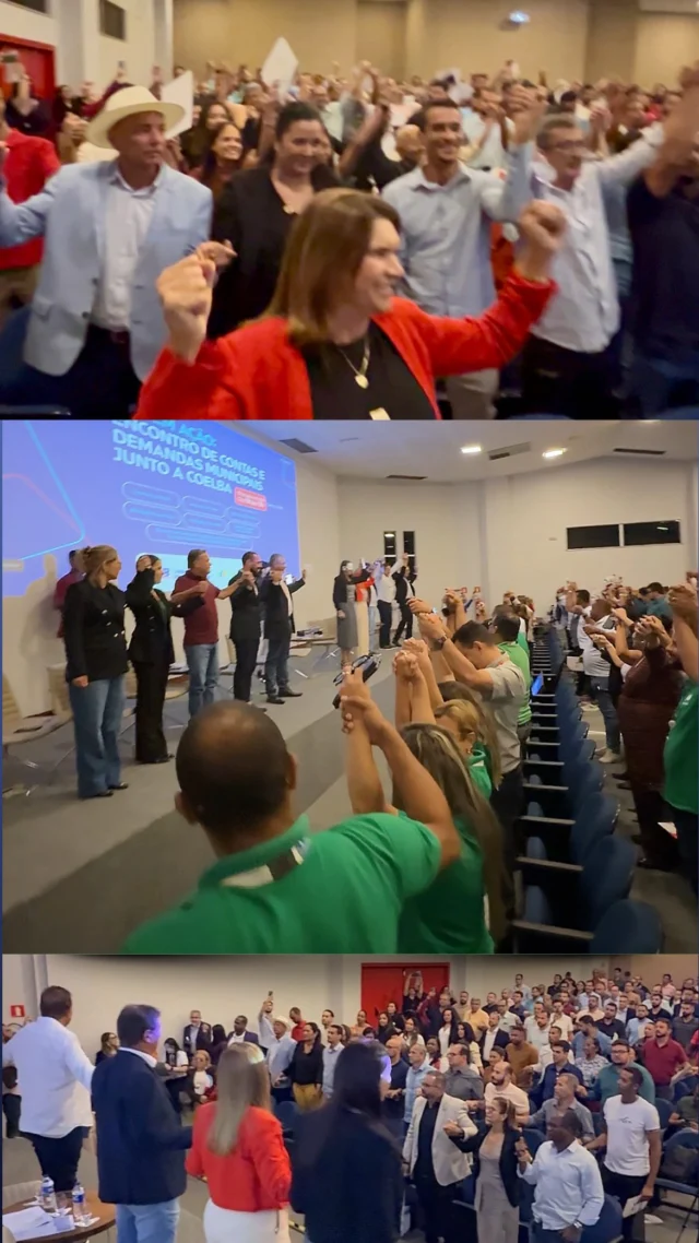 📚✨ Um grande pacto pela educação!
Na sede da UPB, prefeitos e prefeitas, mobilizados pelo presidente Wilson Cardoso, se uniram em apoio ao Programa Bahia Alfabetizada, reforçando o compromisso de garantir que todas as crianças estejam alfabetizadas na idade certa.

O ato, que reuniu mais de 300 gestores municipais, ocorreu durante o Encontro de Contas com a Coelba, e marcou a união dos municípios baianos em uma só voz: “TODOS UNIDOS PELA EDUCAÇÃO!” 🙌