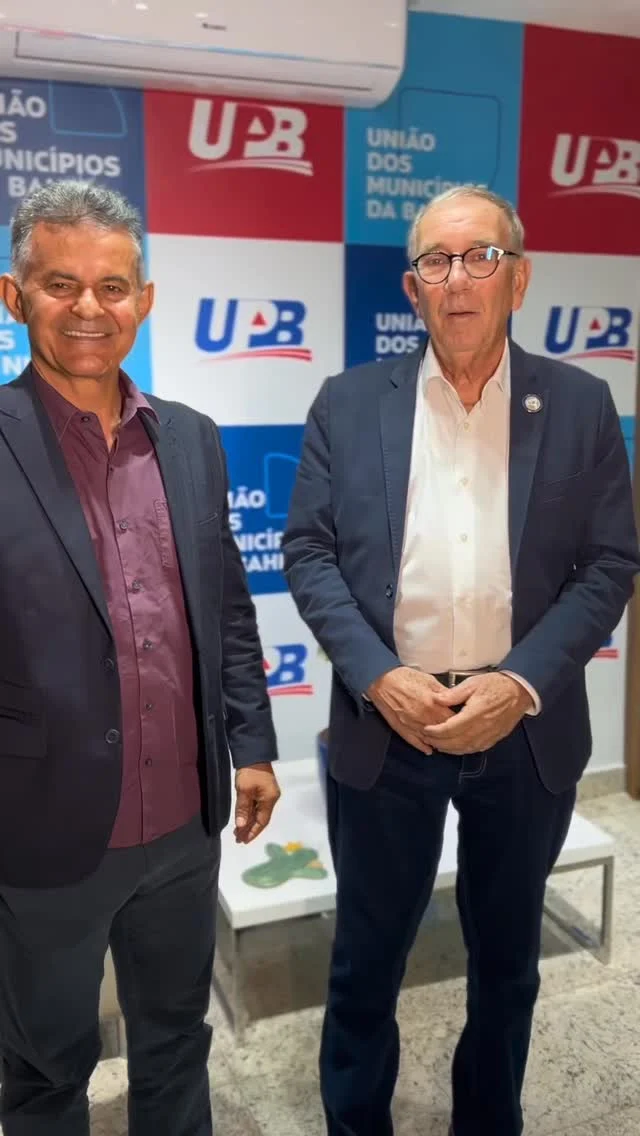 No municipalismo baiano, UPB e FECBAHIA caminham de mãos dadas 🤝 Os presidentes das entidades @wilsonpcardoso_ e @sivaldo.rios destacam o empenho em mobilizar os municípios em causas comuns como a alfabetização de crianças na idade certa e na execução da Política Nacional de Resíduos Sólidos!

Juntos, UPB e FECBAHIA seguem firmes na construção de um futuro mais justo e sustentável para todos os municípios baianos.

#municipalismo #upb #fecbahia