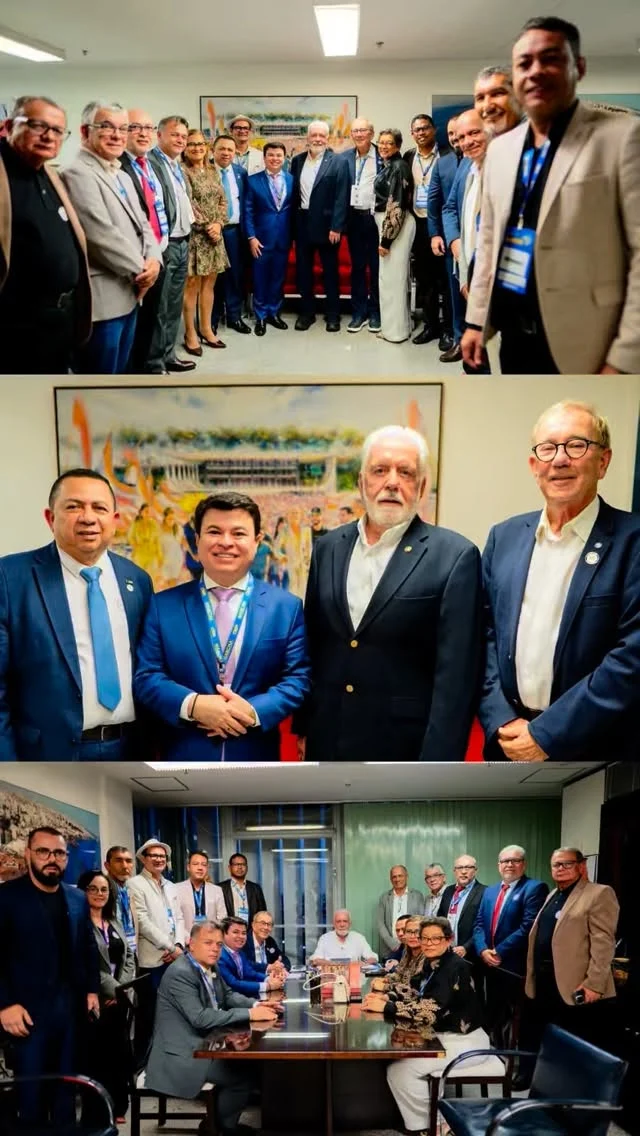 A pauta municipalista da Bahia ganhou força em Brasília.

Nesta segunda-feira (18), uma comitiva de prefeitos liderada pelo presidente da União dos Municípios da Bahia (UPB), Wilson Cardoso, esteve reunida com o senador Jaques Wagner, líder do Governo no Senado, para apresentar as principais demandas dos municípios baianos durante a Marcha dos Prefeitos, em Brasília.

A principal pauta defendida pela UPB foi a redução da alíquota do INSS dos municípios, medida considerada essencial para garantir mais equilíbrio financeiro às prefeituras e ampliar a capacidade de investimento em áreas fundamentais como saúde, educação, infraestrutura e serviços públicos. O senador é autor do PLP 51/2021, projeto que cria o Simples Municipal, aplicando alíquotas previdenciária diferenciadas a depender da receita do município.

O senador acolheu de forma muito sensível o pleito dos prefeitos e prefeitas, compreendendo a importância da pauta para o fortalecimento dos municípios. Como líder do Governo no Senado, Jaques Wagner se comprometeu a levar a demanda ao Governo Federal, renovando a esperança de mais fôlego para as gestões municipais.

Além do presidente da UPB, diretores da entidade, prefeitos e prefeitas, participaram do encontro também o presidente da Associação dos Municípios do Estado do Ceará (APRECE), Joacy Júnior, e o presidente da Associação Amazonense de Municípios (AAM), Anderson de Sousa, reforçando a união do movimento municipalista em defesa dos municípios brasileiros.

A UPB agradece ao senador Jaques Wagner pela atenção, diálogo e compromisso com o municipalismo.

#MarchaCNM #UPB #UniãoDeVerdade