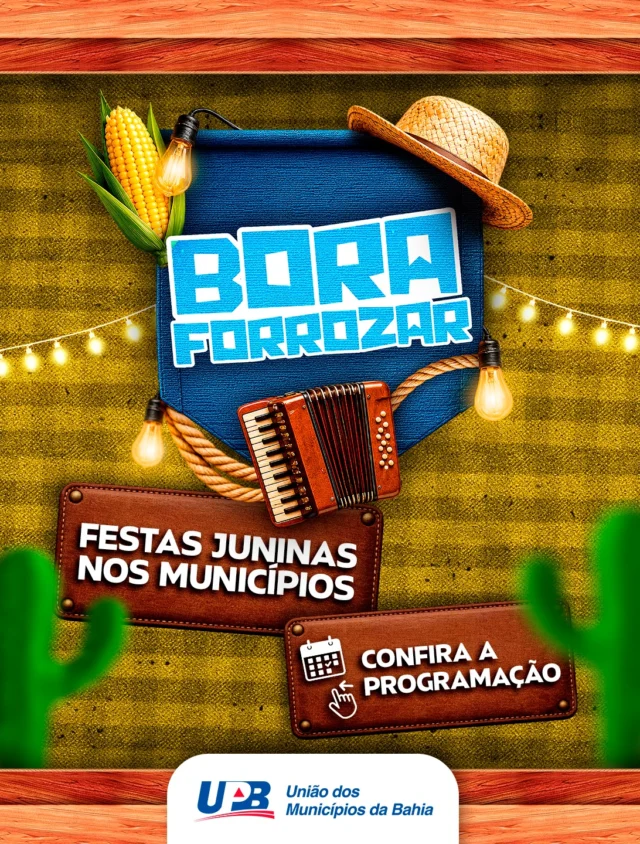O São João já tomou conta da Bahia e a festa segue a todo vapor! 🌽🔥

Tem arrasta-pé, tradição, comidas típicas e muito forró espalhados pelos quatro cantos do estado.

Arraste para o lado e confira a programação completa dos festejos juninos nos municípios baianos. Prepare o chapéu de palha e venha celebrar o melhor São João do Brasil! 🤠✨

#BoraForrozar