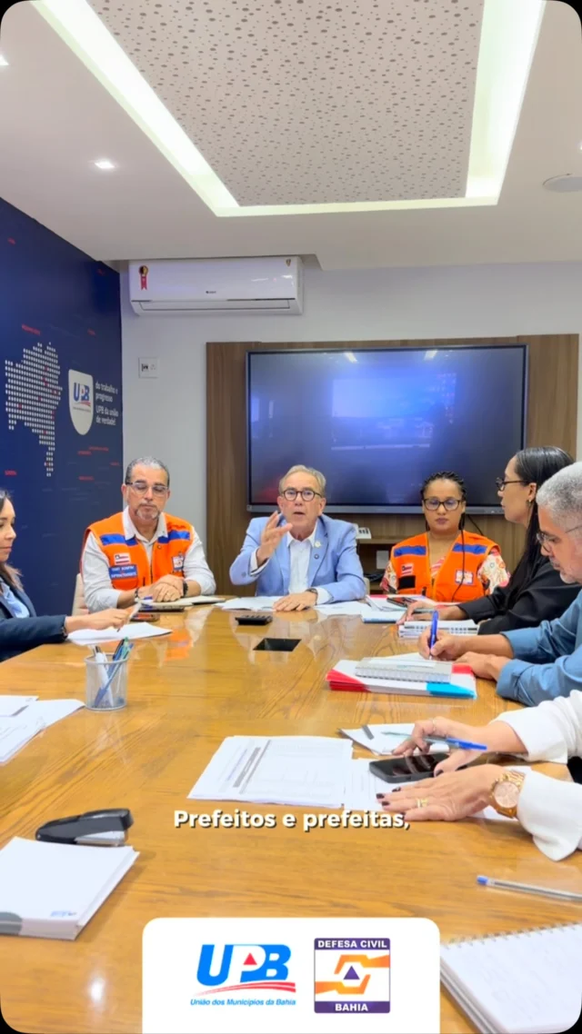🚨Atenção, Prefeitos e Prefeitas!

Reunião boa é aquela em que, no dia seguinte, os encaminhamentos já começam a acontecer! O Presidente Wilson Cardoso acaba de alinhar com a Superintendência da Defesa Civil do Estado da Bahia (SUDEC) uma capacitação para esclarecer dúvidas sobre a utilização do Sistema Integrado de Informações sobre Desastres – S2ID e os procedimentos necessários para acesso aos recursos da Defesa Civil Federal.

Será na próxima quarta-feira (9/9), às 9 horas, de forma virtual. Entre os temas de interesse dos municípios estará também o acesso aos instrumentos e recursos federais destinados às ações de resposta, incluindo procedimentos relacionados ao Cartão de Pagamento de Defesa Civil – CPDC, utilizado, entre outras finalidades, para custeio de despesas vinculadas à Operação Carro-Pipa.

Participe com sua Equipe!