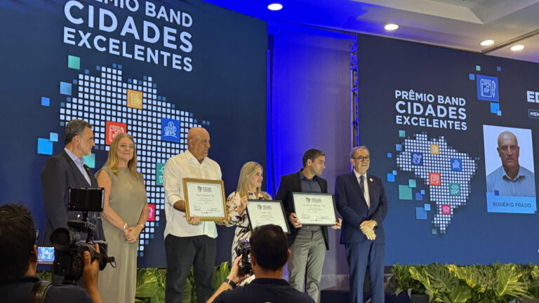 5º Prêmio do Band Cidades Excelentes é prestigiado pelo presidente da UPB