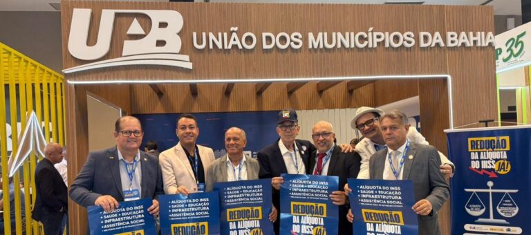 Estande da UPB reúne comitiva baiana e fortalece articulação municipalista na Marcha a Brasília